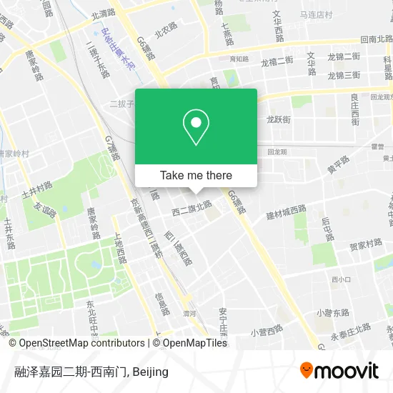 融泽嘉园二期-西南门 map