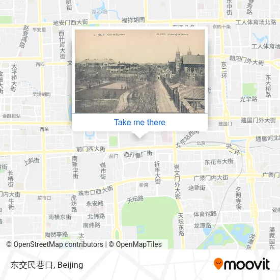 东交民巷口 map