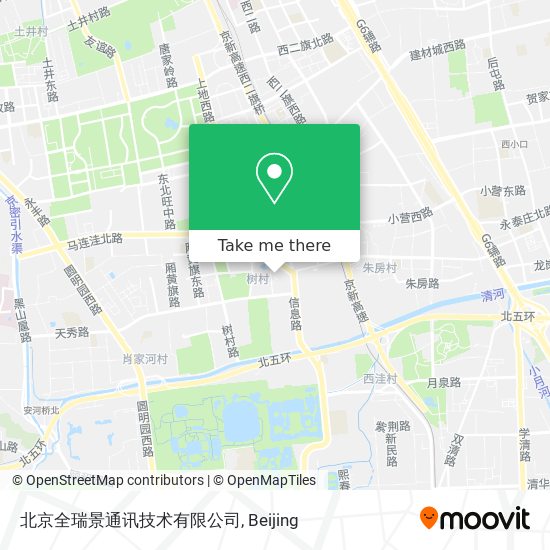 北京全瑞景通讯技术有限公司 map