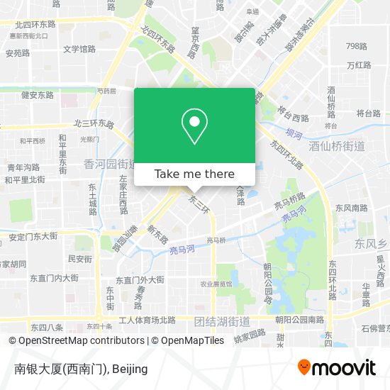 南银大厦(西南门) map