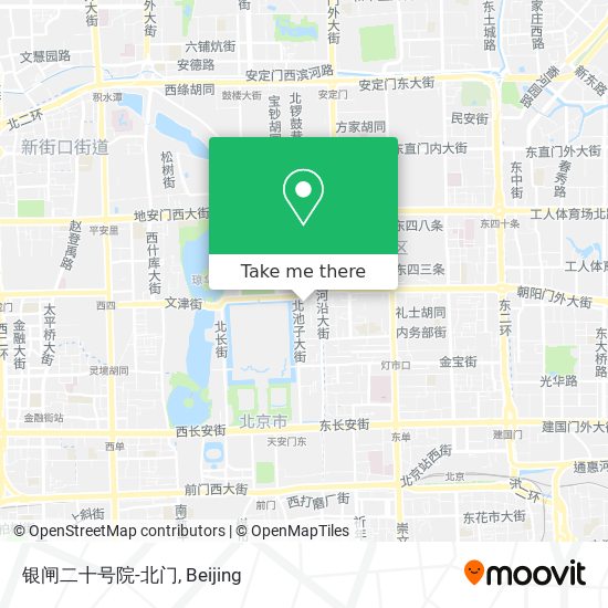 银闸二十号院-北门 map