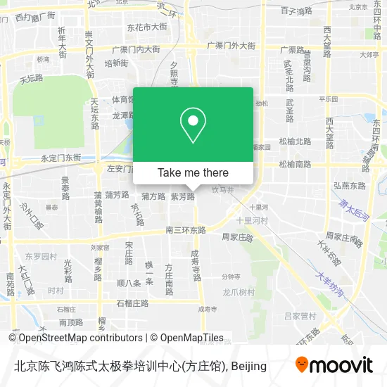 北京陈飞鸿陈式太极拳培训中心(方庄馆) map