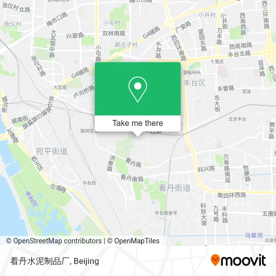 看丹水泥制品厂 map
