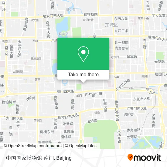 中国国家博物馆-南门 map