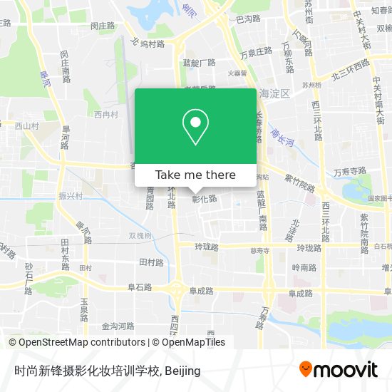 时尚新锋摄影化妆培训学校 map