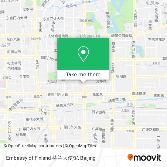 Embassy of Finland 芬兰大使馆 map