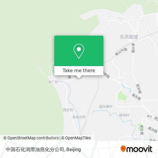 中国石化润滑油燕化分公司 map