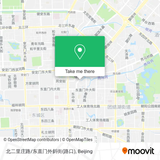 北二里庄路/东直门外斜街(路口) map