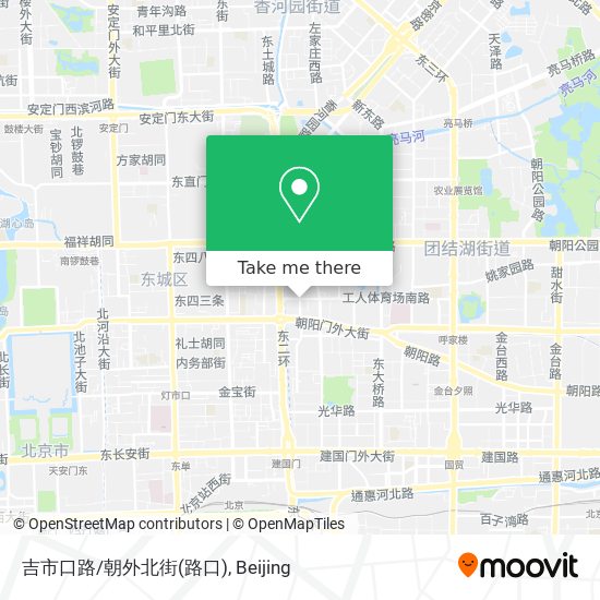 吉市口路/朝外北街(路口) map