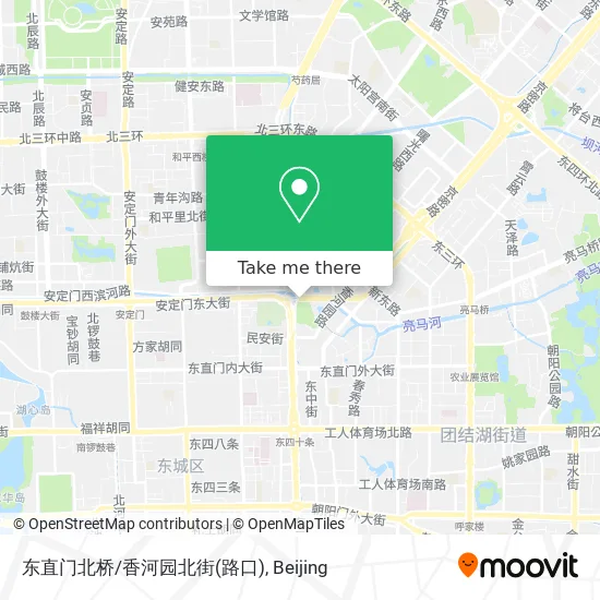 东直门北桥/香河园北街(路口) map