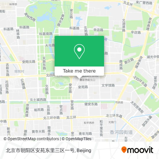 北京市朝阳区安苑东里三区一号 map