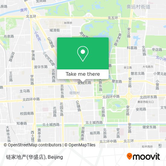 链家地产(华盛店) map