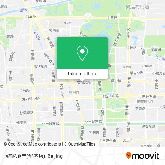 链家地产(华盛店) map