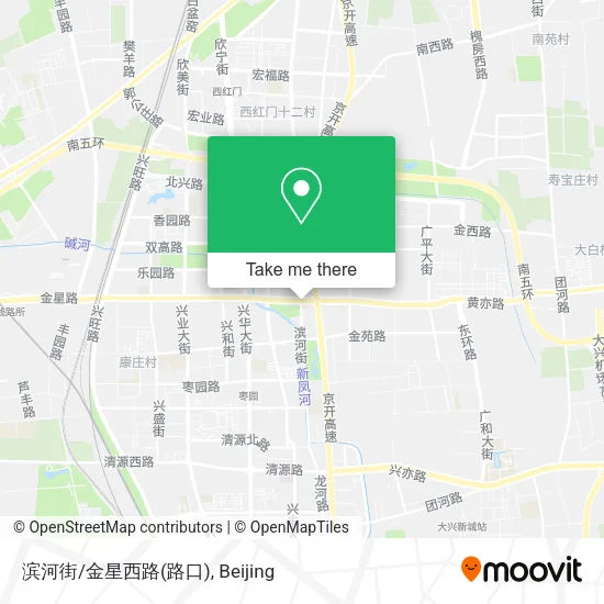 滨河街/金星西路(路口) map
