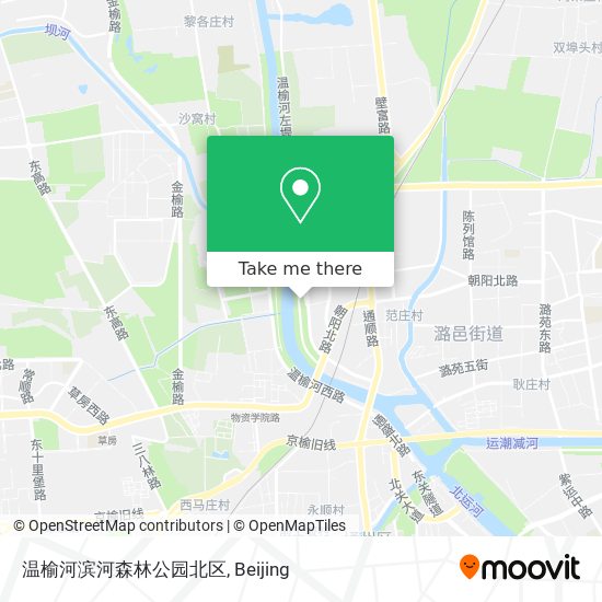温榆河滨河森林公园北区 map