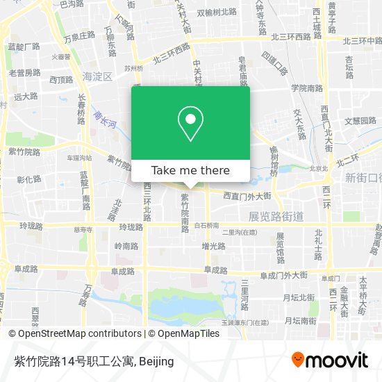 紫竹院路14号职工公寓 map