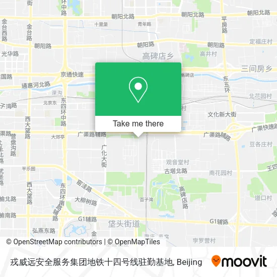 戎威远安全服务集团地铁十四号线驻勤基地 map