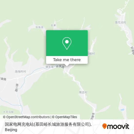 国家电网充电站(慕田峪长城旅游服务有限公司) map