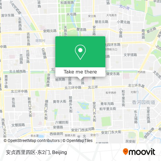 安贞西里四区-东2门 map