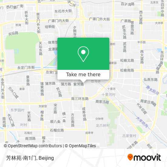 芳林苑-南1门 map