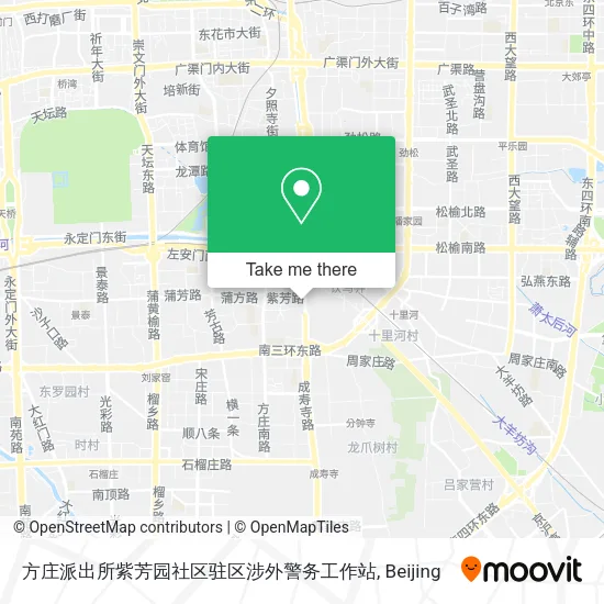 方庄派出所紫芳园社区驻区涉外警务工作站 map