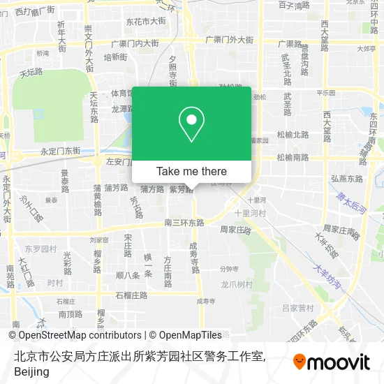 北京市公安局方庄派出所紫芳园社区警务工作室 map