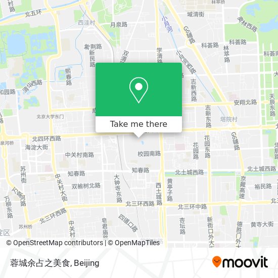 蓉城余占之美食 map