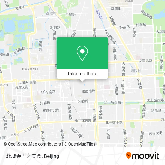 蓉城余占之美食 map