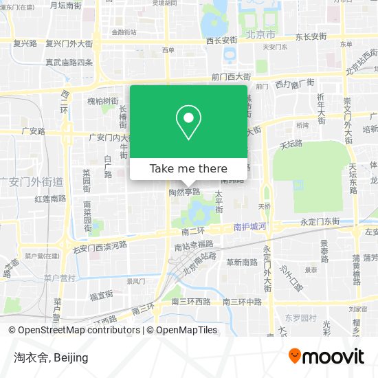 淘衣舍 map