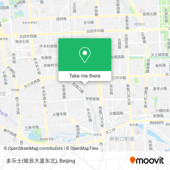 多乐士(银辰大厦东北) map