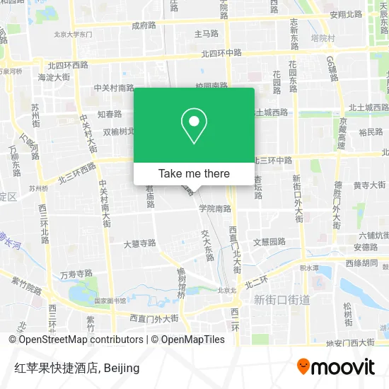 红苹果快捷酒店 map