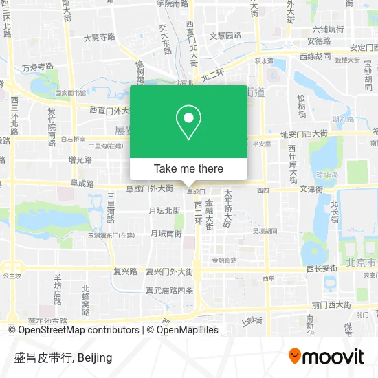 盛昌皮带行 map
