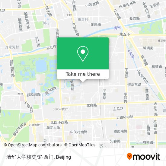 清华大学校史馆-西门 map