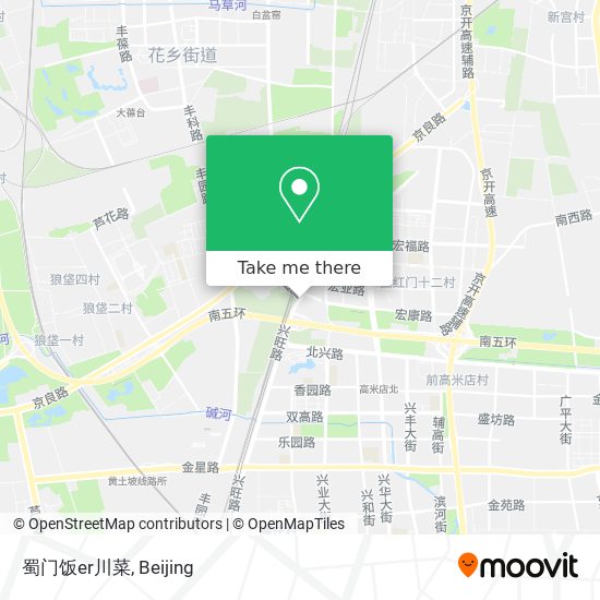 蜀门饭er川菜 map