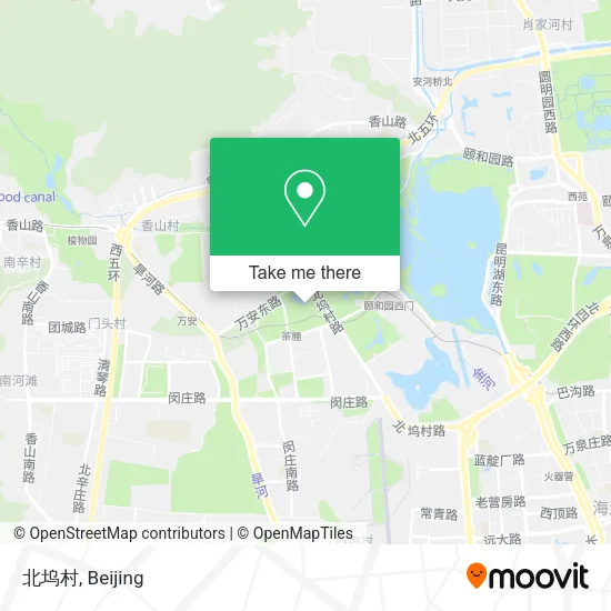 北坞村 map