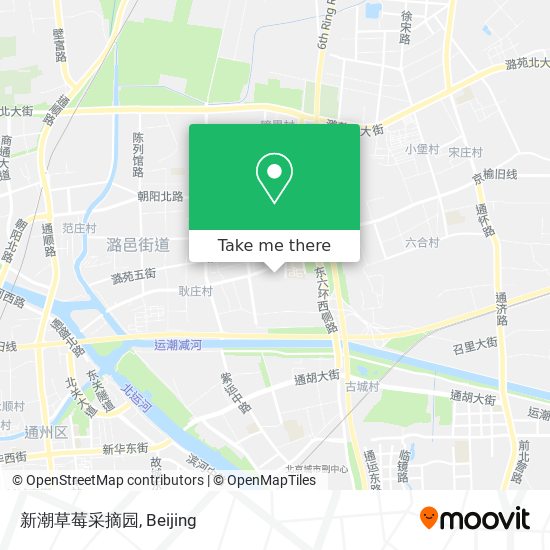 新潮草莓采摘园 map