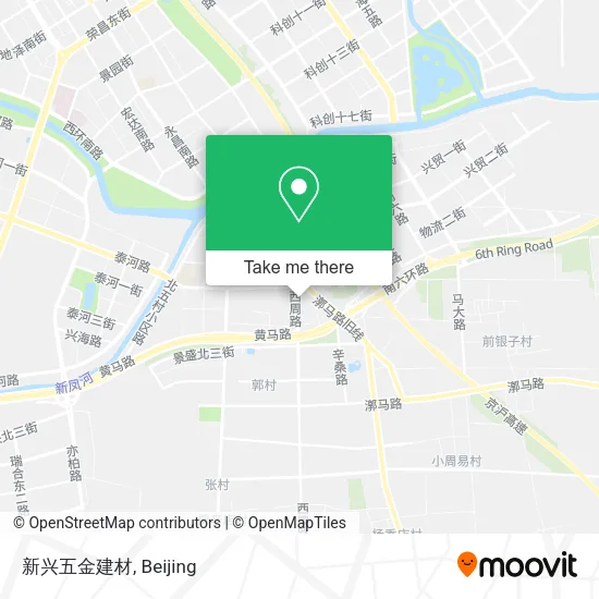 新兴五金建材 map