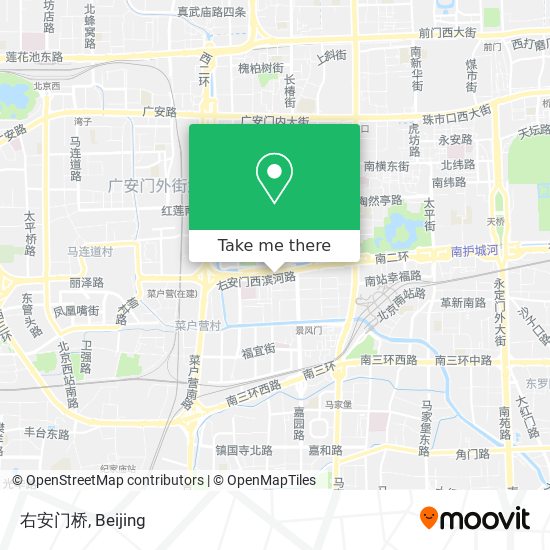 右安门桥 map