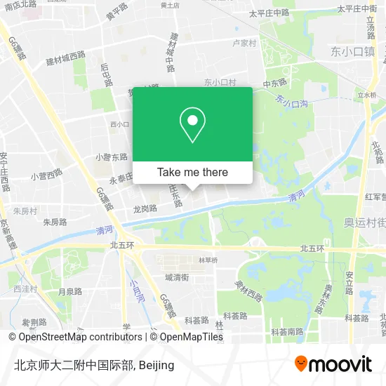 北京师大二附中国际部 map