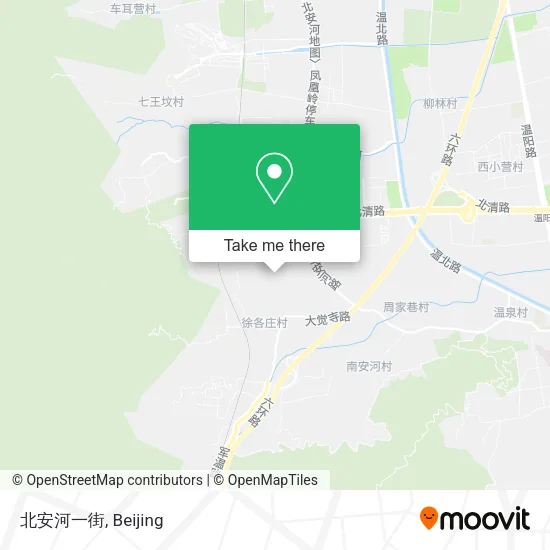 北安河一街 map