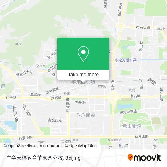 广学天梯教育苹果园分校 map