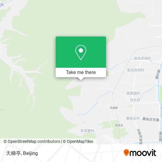 天梯亭 map