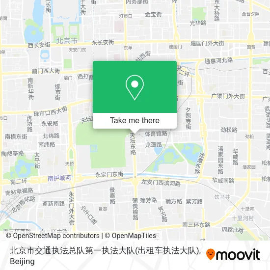 北京市交通执法总队第一执法大队(出租车执法大队) map