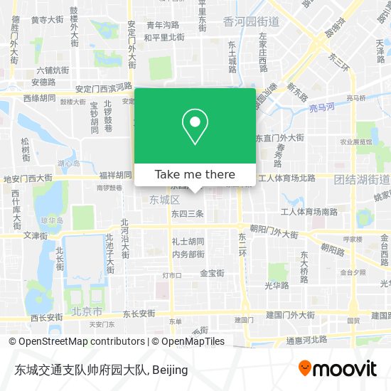 东城交通支队帅府园大队 map