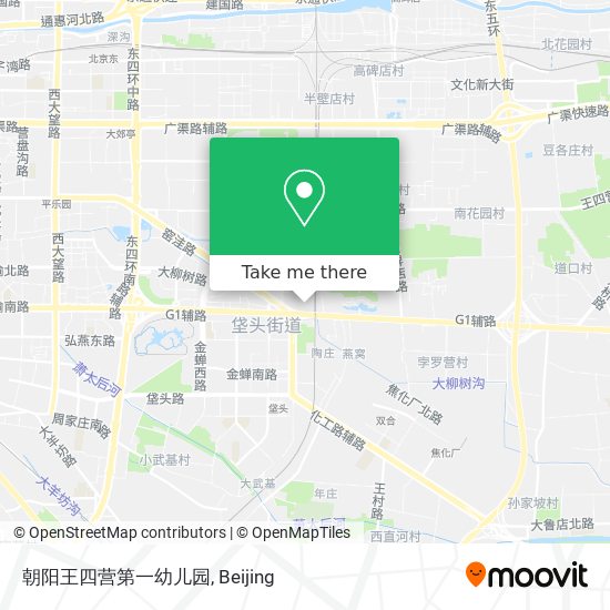 朝阳王四营第一幼儿园 map