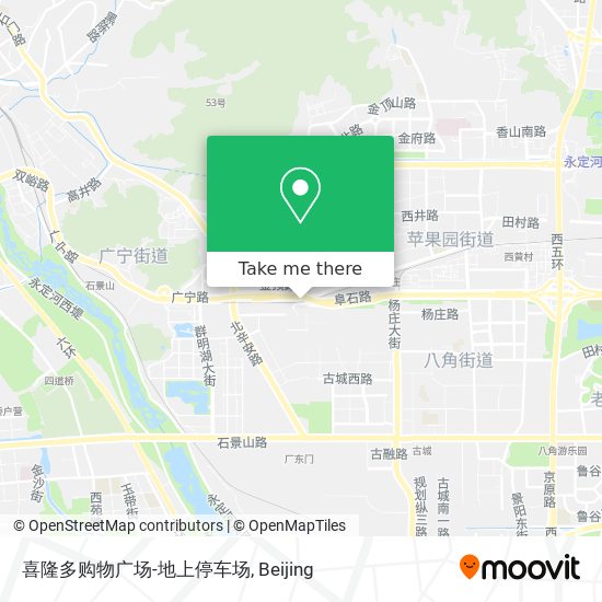 喜隆多购物广场-地上停车场 map