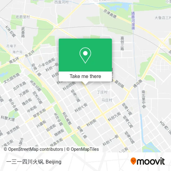 一三一四川火锅 map