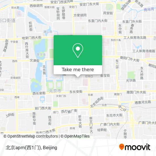北京apm(西1门) map