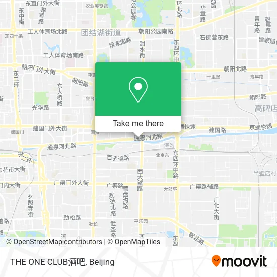 THE ONE CLUB酒吧 map