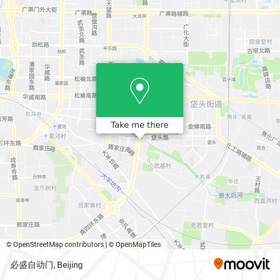 必盛自动门 map